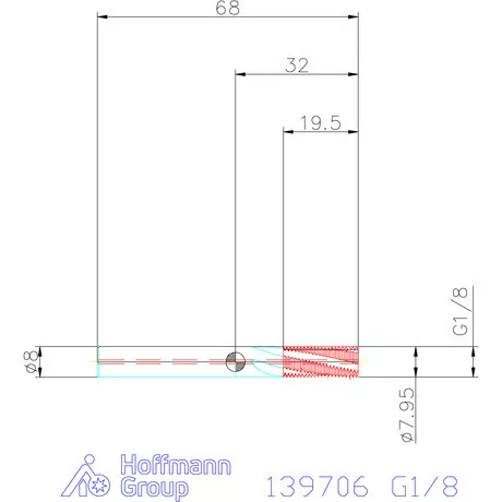 Garant Garant Master TM száras menetmaró G1/8