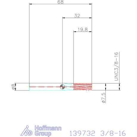 Garant Garant Master TM száras menetmaró 2×D 3/8-16