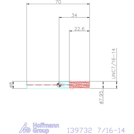 Garant Garant Master TM száras menetmaró 2×D 7/16-14