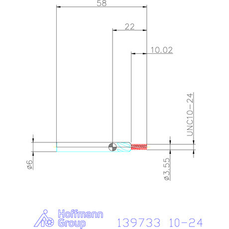 Garant Garant Master TM száras menetmaró süllyesztő lépcsővel 2×D 10-24