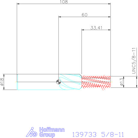 Garant Garant Master TM száras menetmaró süllyesztő lépcsővel 2×D 5/8-11