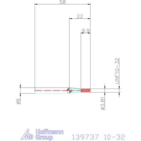 Garant Garant Master TM száras menetmaró 2×D 10-32