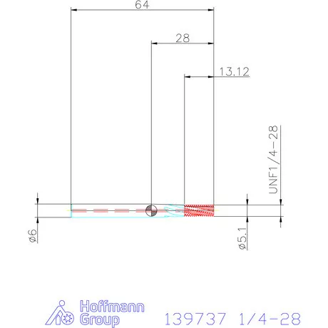 Garant Garant Master TM száras menetmaró 2×D 1/4-28