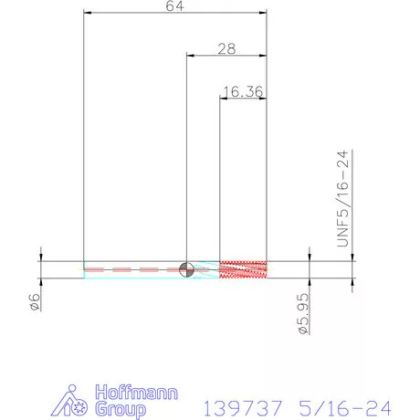 Garant Garant Master TM száras menetmaró 2×D 5/16-24
