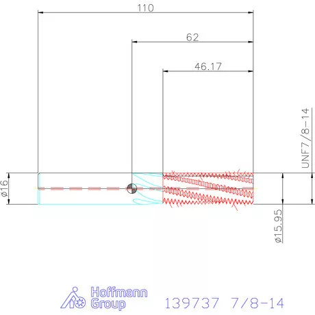 Garant Garant Master TM száras menetmaró 2×D 7/8-14