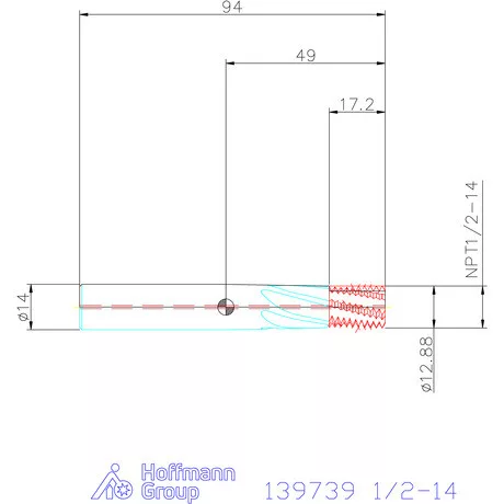 Garant Garant Master TM száras menetmaró 1/2-14