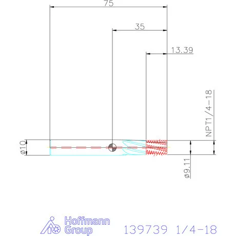 Garant Garant Master TM száras menetmaró 1/4-18