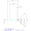 Garant Precíziós kúpsüllyesztő egyenlőtlen osztással 90° 10,4 mm