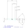 Holex Holex Pro Steel precíziós kúpsüllyesztő egyenlőtlen osztással 90° 6,3 mm