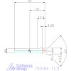 Holex Holex Pro Steel precíziós kúpsüllyesztő egyenlőtlen osztással és 3 befogófelülettel 90° 11,5 mm