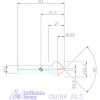 Holex Holex Pro Steel precíziós kúpsüllyesztő egyenlőtlen osztással és 3 befogófelülettel 90° 20,5 mm