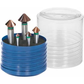   Precíziós kúpsüllyesztő készlet 3 befogófelülettel 150132 sz., dobozban 90° 5