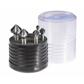   HOLEX Pro Steel kúpsüllyesztő készlet 3 befogófelülettel 150184 sz., kerek dobozban 90° 5