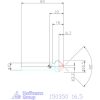 Garant Garant Master Steel HT precíziós kúpsüllyesztő egyenlőtlen osztással 90° 16,5 mm