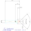 Garant VHM precíziós kúpsüllyesztő egyenlőtlen osztással. 90° 20,5 mm