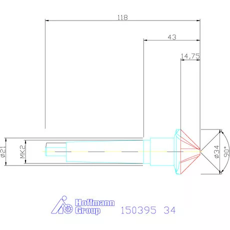 Holex Kúpsüllyesztő 90° 34 mm
