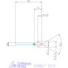 Garant Precíziós kúpsüllyesztő egyenlőtlen osztással, 3 befogófelülettel 60° 12,5 mm