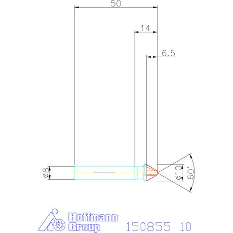 Garant Kúpsüllyesztő VHM 60° 10 mm