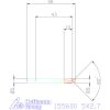 Garant Mini süllyesztő átmenő furathoz 90° 5X2,7 mm