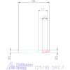 Garant Mini csapos süllyesztő 180°, átmenőfurathoz 180° 5X2,7 mm