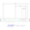 Garant DIN csapos süllyesztő átmenőfurathoz 18X10,5 mm