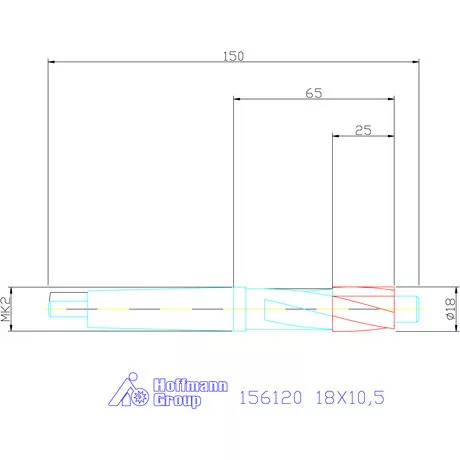 Garant DIN csapos süllyesztő átmenőfurathoz 18X10,5 mm