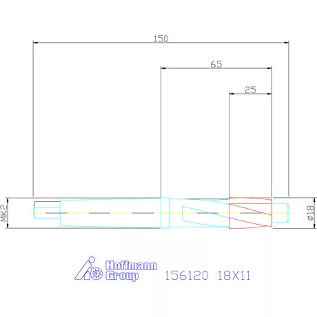Garant DIN csapos süllyesztő átmenőfurathoz 18X11 mm