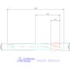 Garant DIN csapos süllyesztő átmenőfurathoz 20X13,5 mm