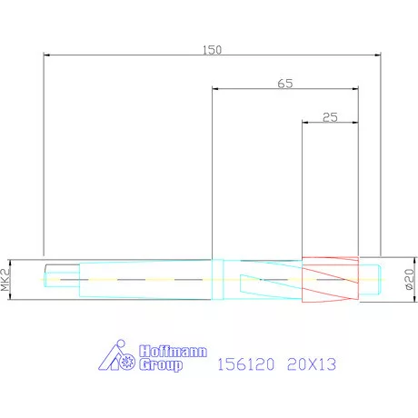 Garant DIN csapos süllyesztő átmenőfurathoz 20X13 mm