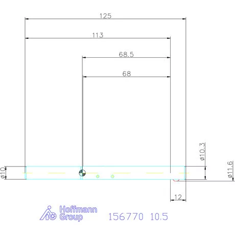 Garant Univerzális sorjázó szerszám alaptest 10,5 mm