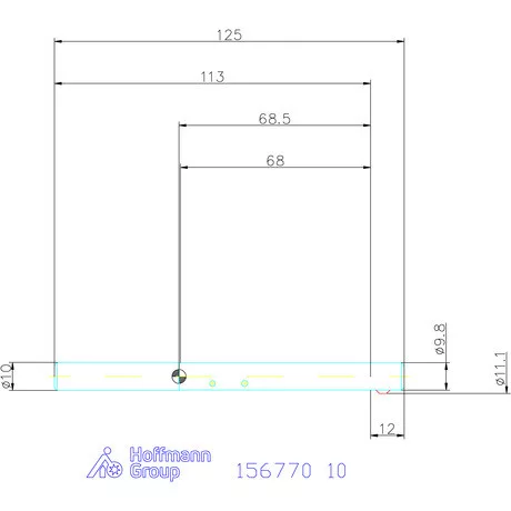 Garant Univerzális sorjázó szerszám alaptest 10 mm