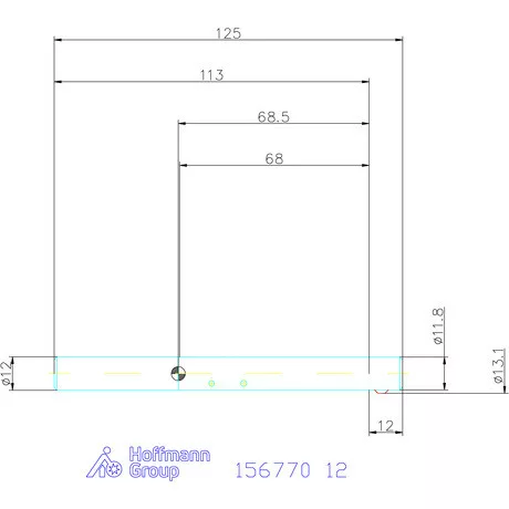 Garant Univerzális sorjázó szerszám alaptest 12 mm