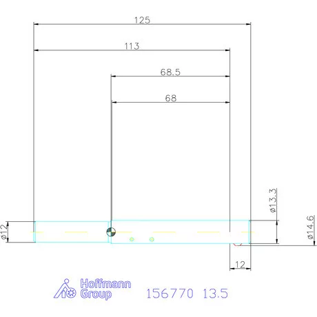 Garant Univerzális sorjázó szerszám alaptest 13,5 mm