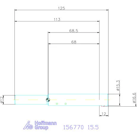 Garant Univerzális sorjázó szerszám alaptest 15,5 mm