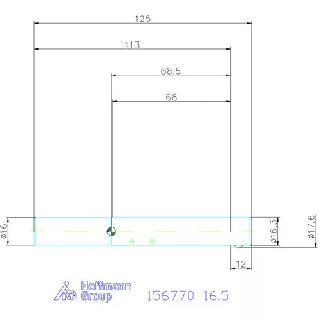Garant Univerzális sorjázó szerszám alaptest 16,5 mm