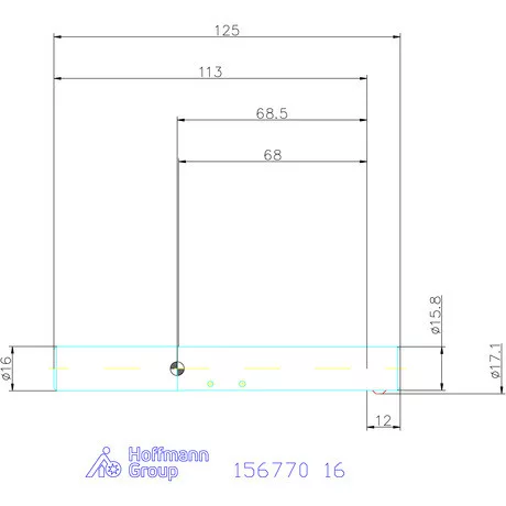 Garant Univerzális sorjázó szerszám alaptest 16 mm