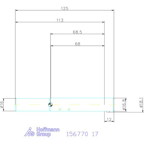 Garant Univerzális sorjázó szerszám alaptest 17 mm