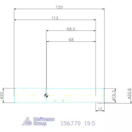 Garant Univerzális sorjázó szerszám alaptest 19,5 mm