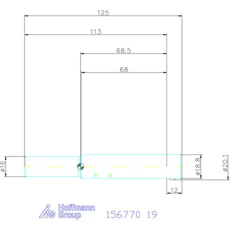 Garant Univerzális sorjázó szerszám alaptest 19 mm