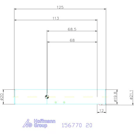 Garant Univerzális sorjázó szerszám alaptest 20 mm