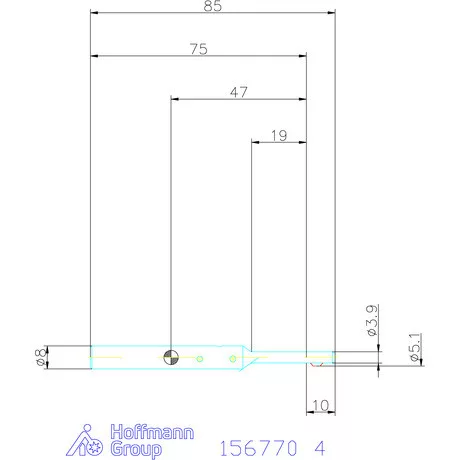 Garant Univerzális sorjázó szerszám alaptest 4 mm