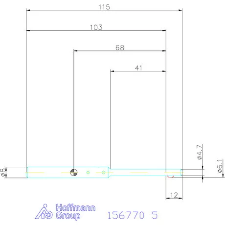 Garant Univerzális sorjázó szerszám alaptest 5 mm