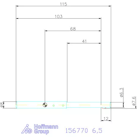 Garant Univerzális sorjázó szerszám alaptest 6,5 mm