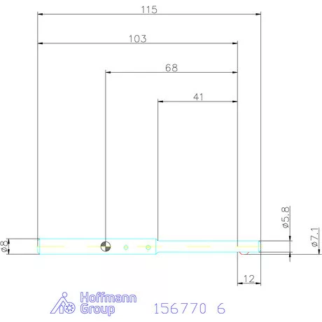 Garant Univerzális sorjázó szerszám alaptest 6 mm
