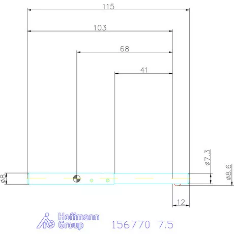 Garant Univerzális sorjázó szerszám alaptest 7,5 mm