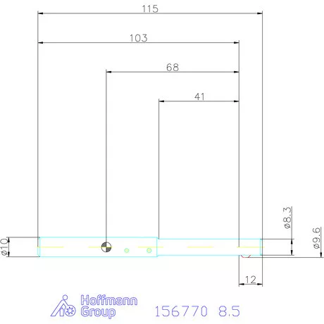 Garant Univerzális sorjázó szerszám alaptest 8,5 mm