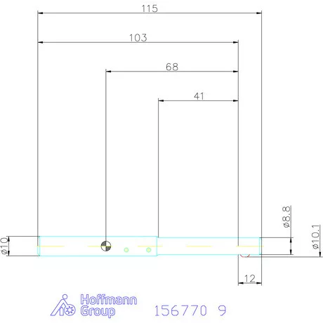 Garant Univerzális sorjázó szerszám alaptest 9 mm