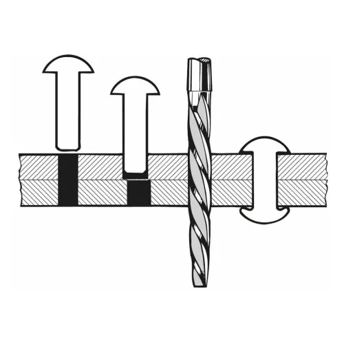 Holex Szegecsfurat dörzsár 18 mm