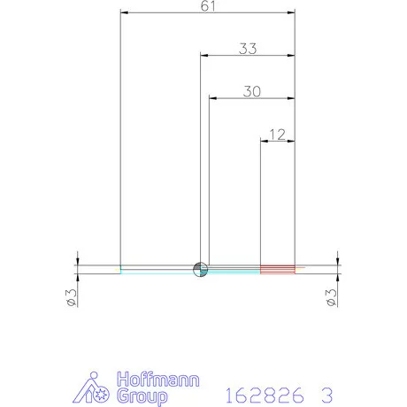 Garant Homlok dörzsár H7 3 mm