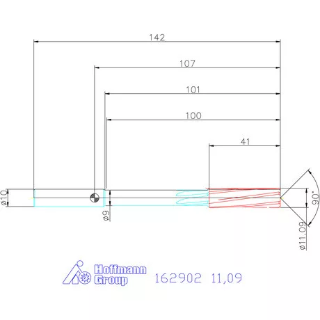 Garant NC dörzsár 11,09 mm